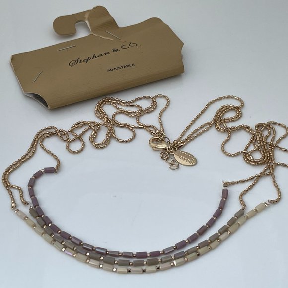 Spring Street Jewelry Necklaces gold plated Layere - Picture 1 of 13